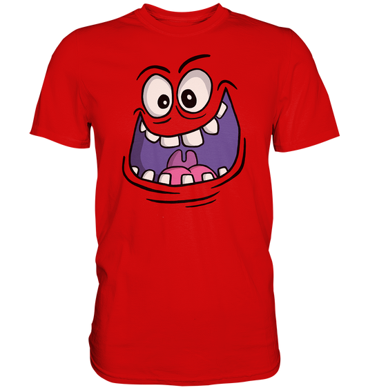 Monster Face. Lustiges Monster - Premium Shirt