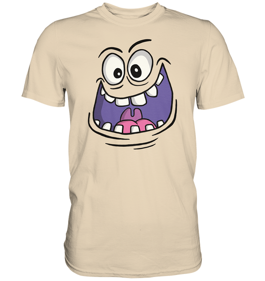Monster Face. Lustiges Monster - Premium Shirt