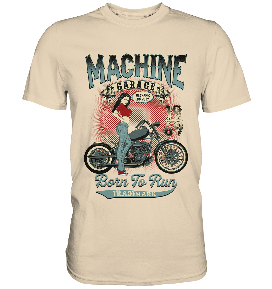 Machine Garage Rockabilly - Premium Shirt