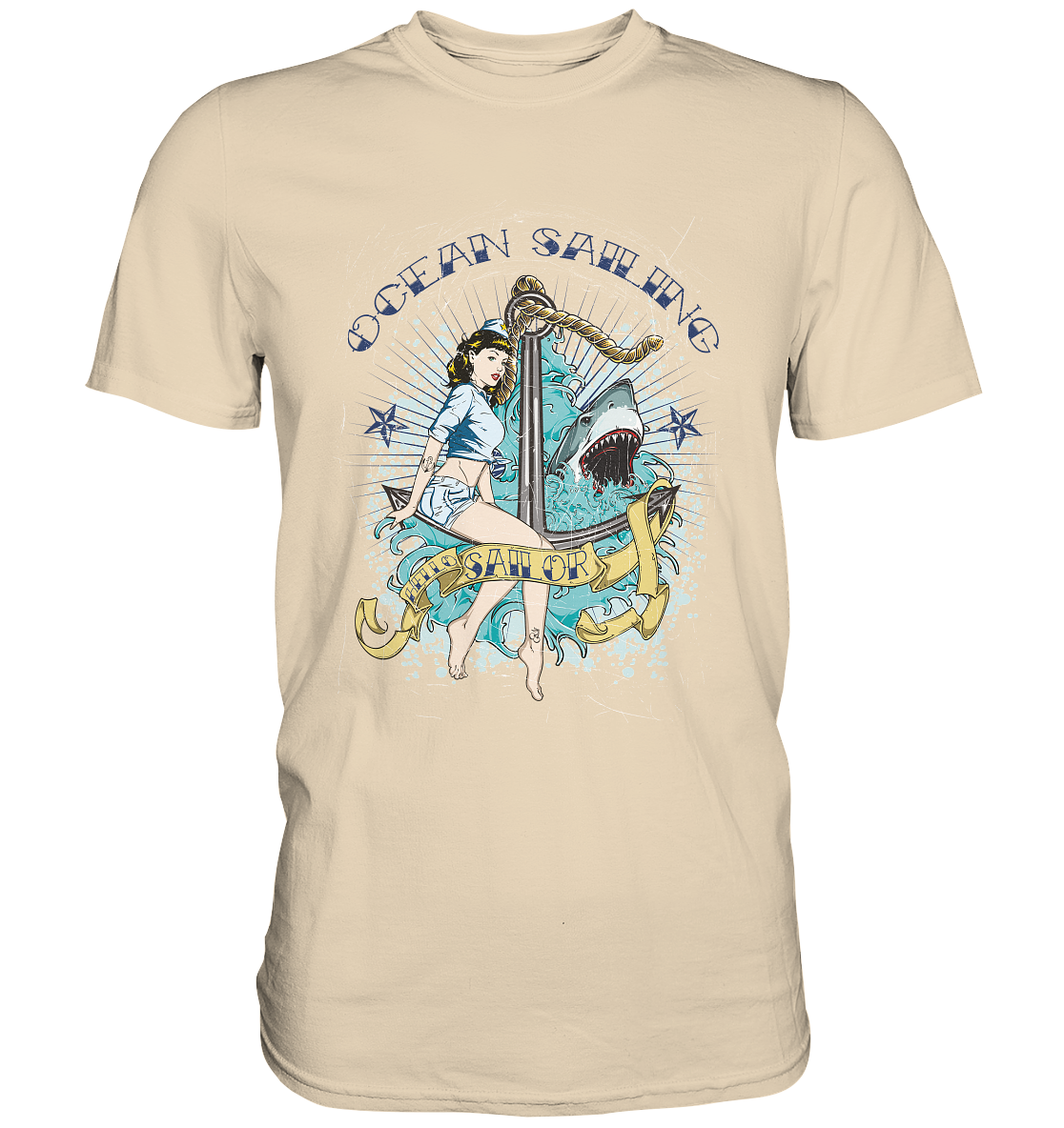 Ocean Sailing Rockabilly - Premium Shirt