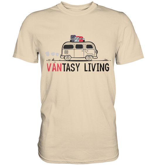 Vantasy Living. Camping - Premium Shirt