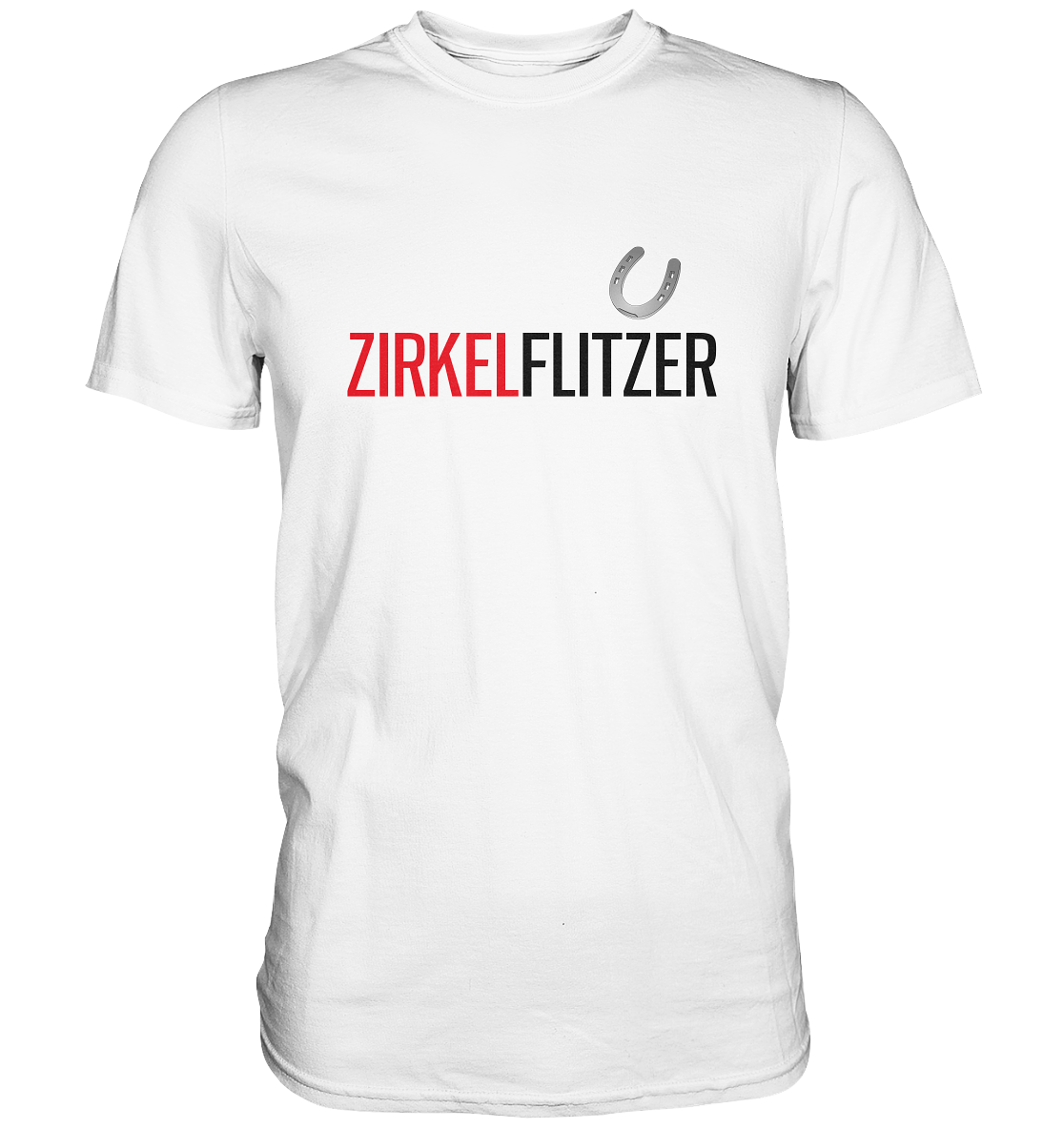 Zirkelflitzer Reining Westernreiten Pferd - Unisex Premium Shirt