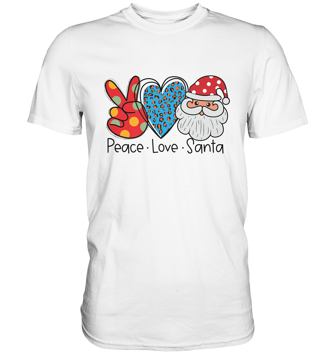 Peace Love Santa - Premium Shirt