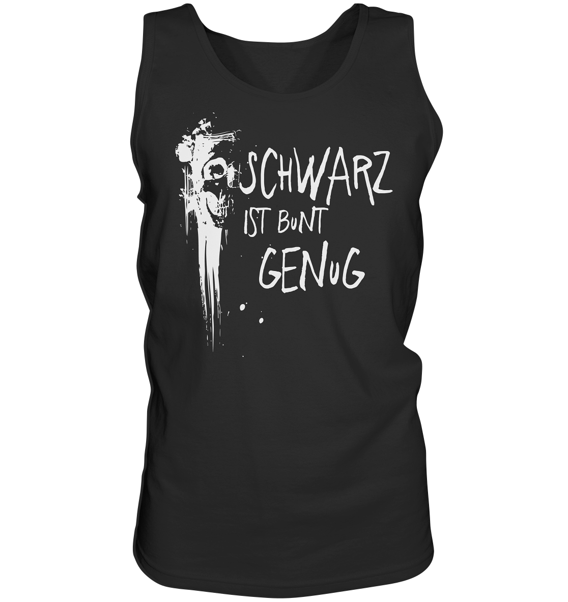 Schwarz ist bunt genug - Herren-Tank-Top
