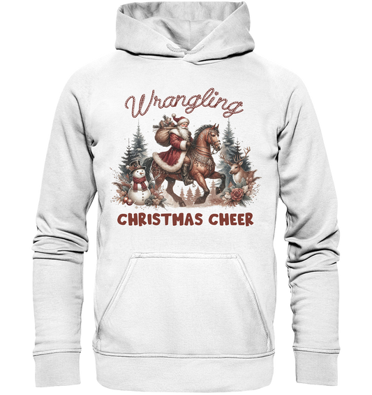 Wrangling Christmas Cheer. Vintage Style - Basic Unisex Hoodie