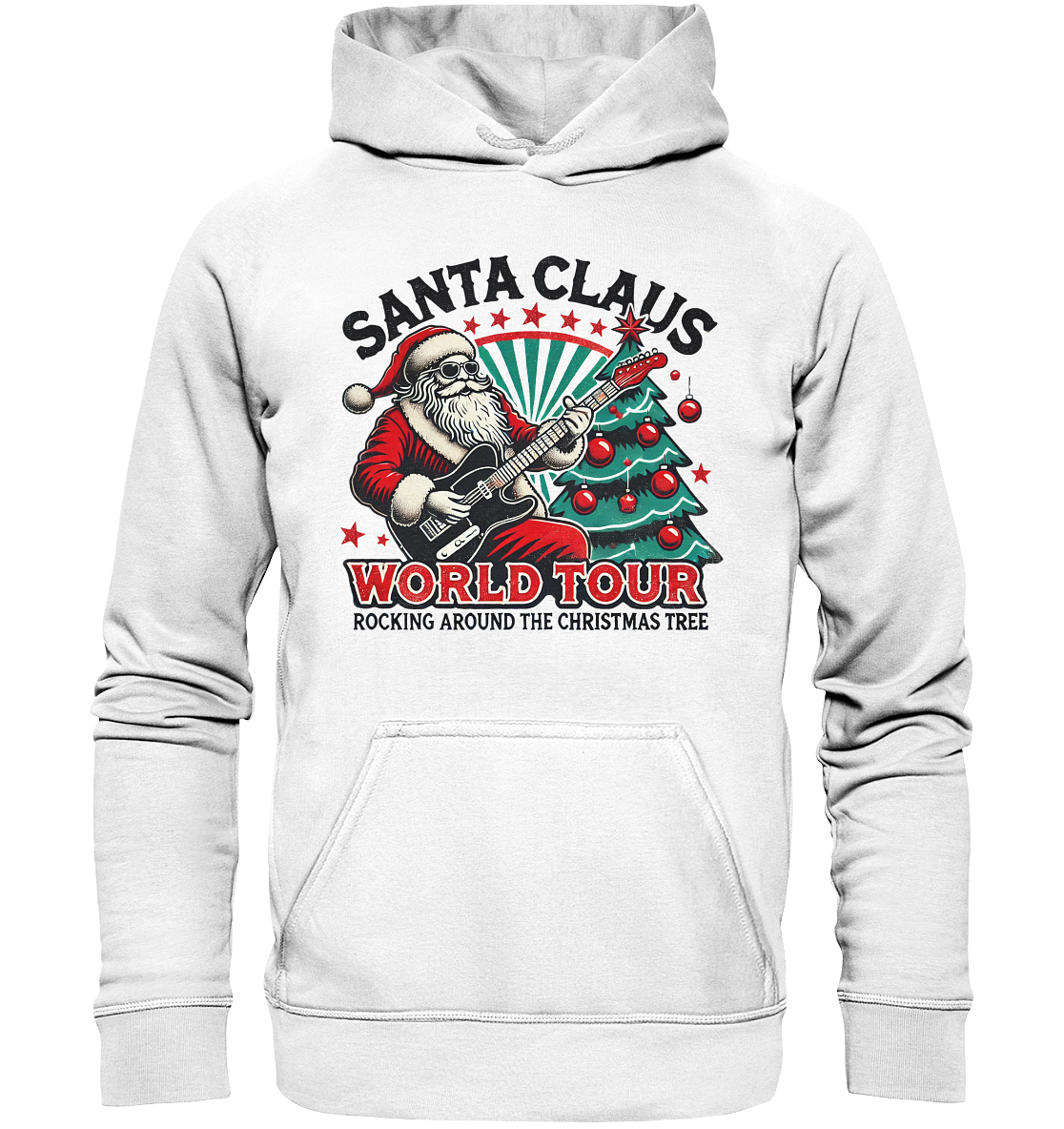 Rocking Santa Claus World Tour. Weihnachten. - Basic Unisex Hoodie