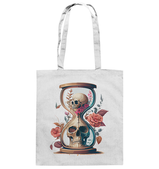 Sanduhr Skulls - Baumwolltasche