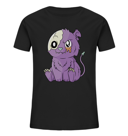 Kawaii Purple Teddy - Kids Organic Shirt