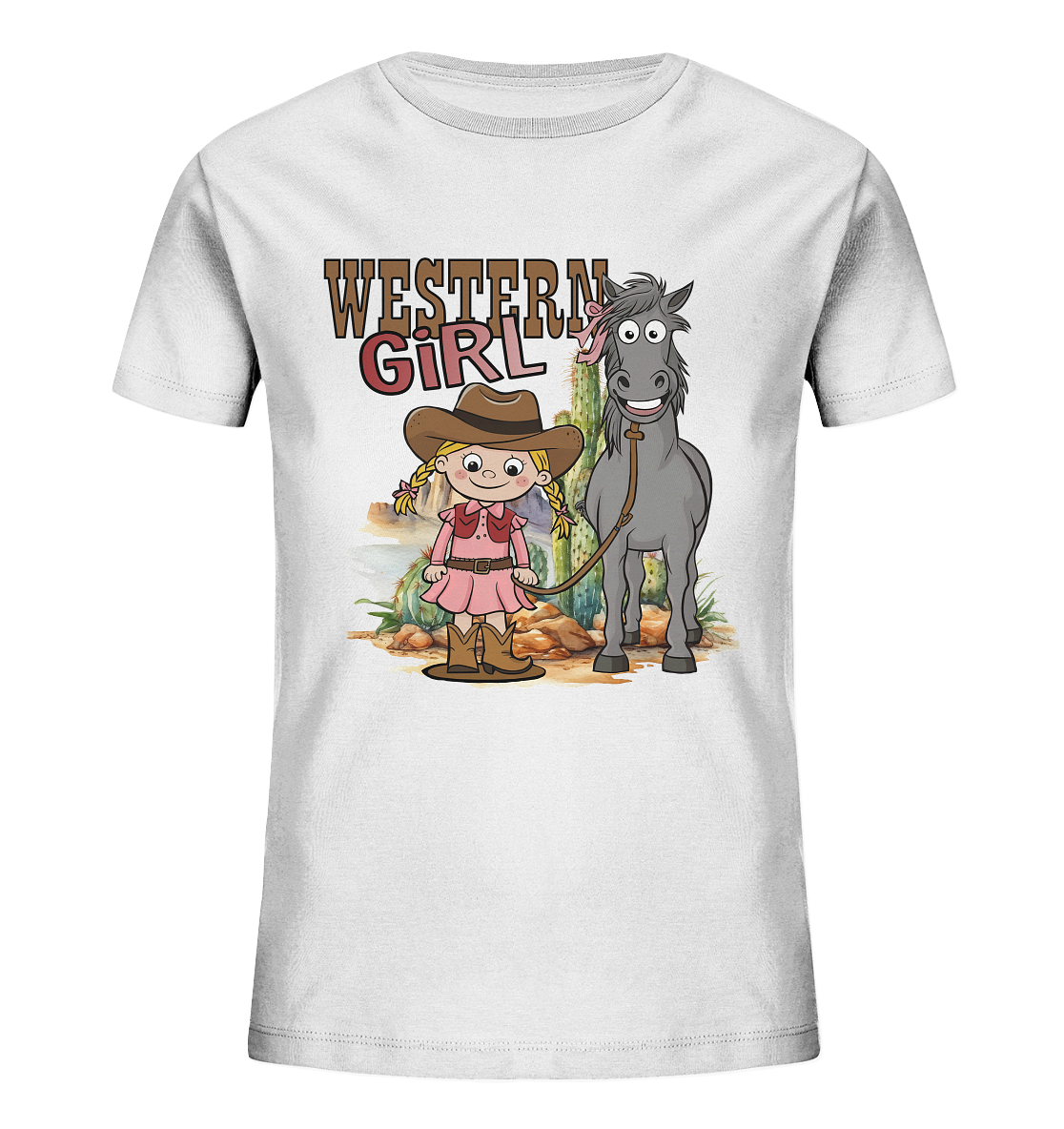 Western Girl - Kids Organic Shirt