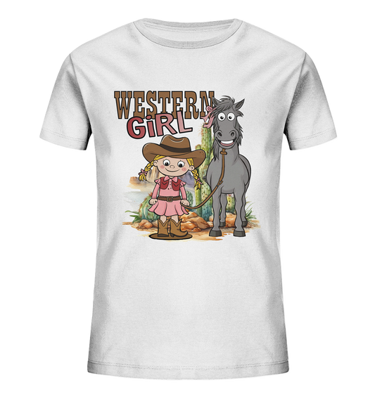 Western Girl - Kids Organic Shirt