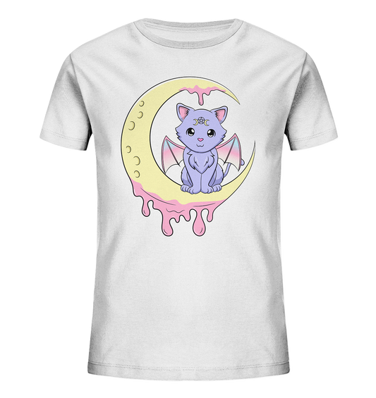 Kawaii Moon Cat - Kids Organic Shirt