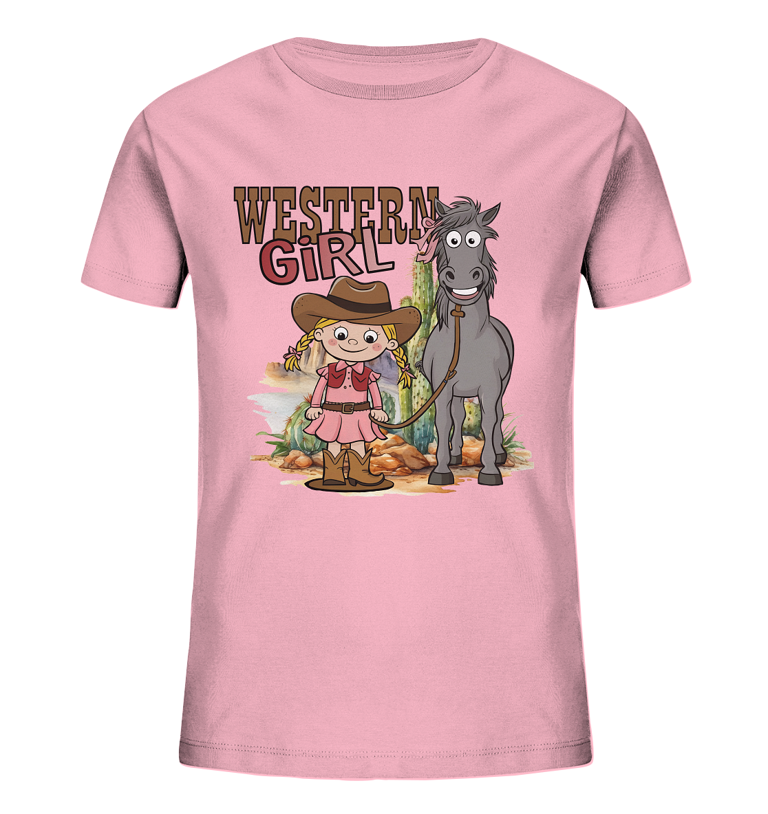 Western Girl - Kids Organic Shirt