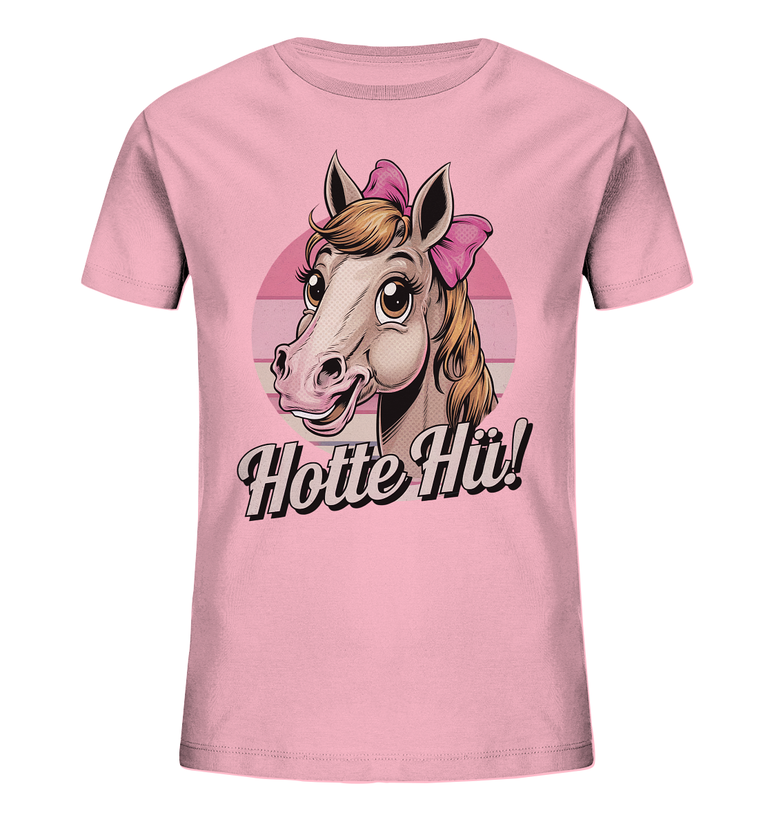 Hotte Hü! Zuckersüßes Pferdeshirt. - Kids Organic Shirt