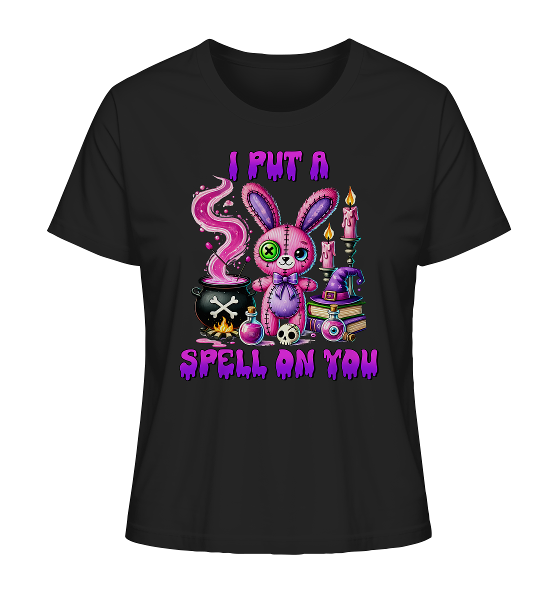 I put a spell on you. Voodoo Doll verhext. - Ladies Organic Shirt