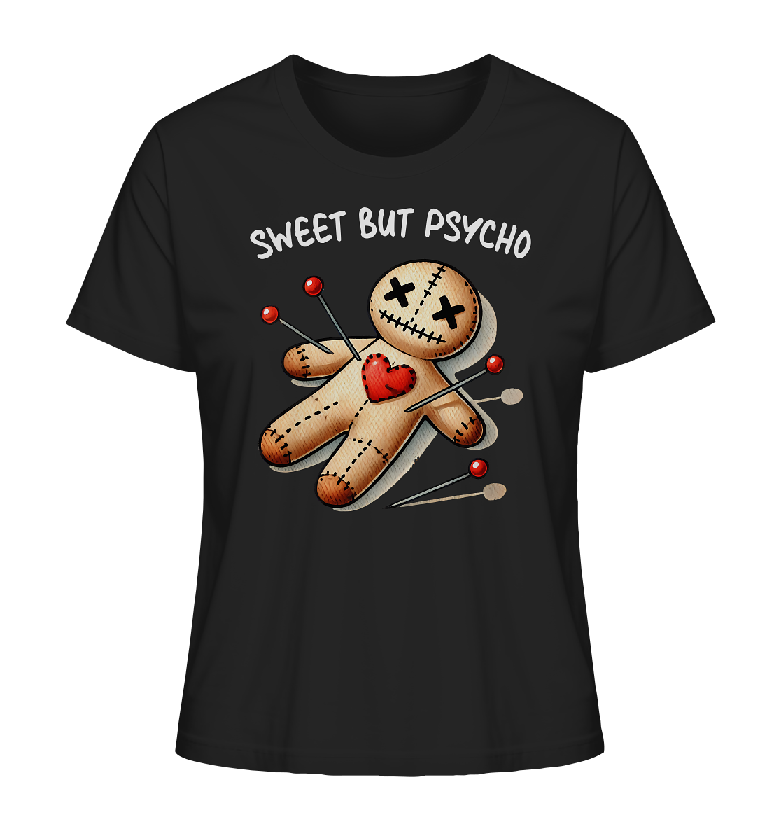 Sweet but psycho. Voodoo Doll - Ladies Organic Shirt