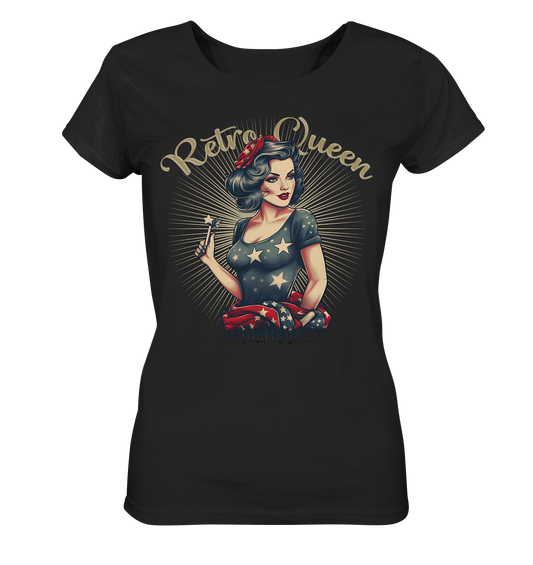 Retro Queen - Ladies Organic Shirt