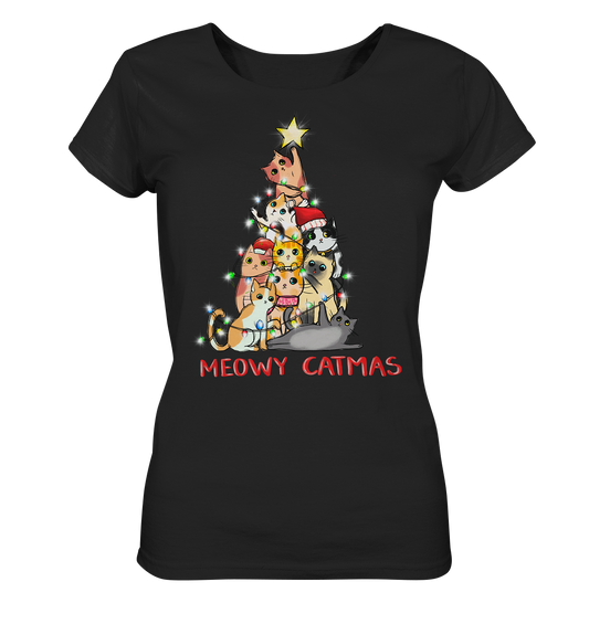 Meowy Catmas - Ladies Organic Shirt