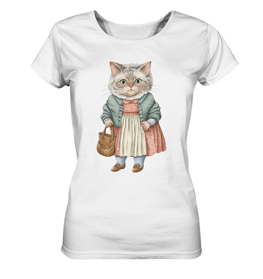 Vintage Cat - Ladies Organic Shirt