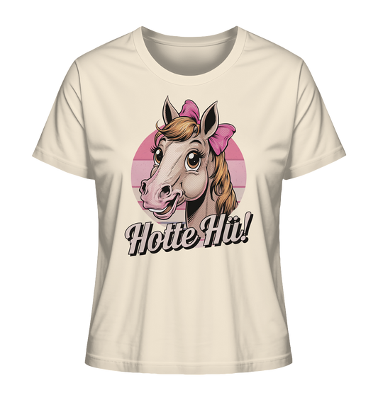 Hotte Hü! Zuckersüßes Pferdeshirt. - Ladies Organic Shirt