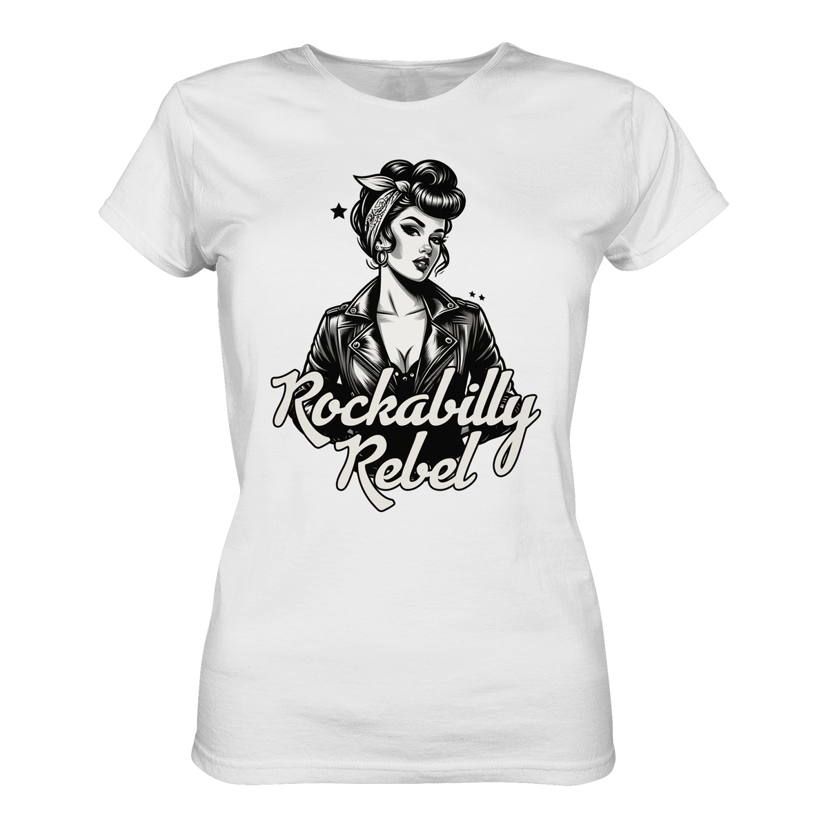 Rockabilly Rebel – Damen T-Shirt für echte Rock’n’Roll Girls