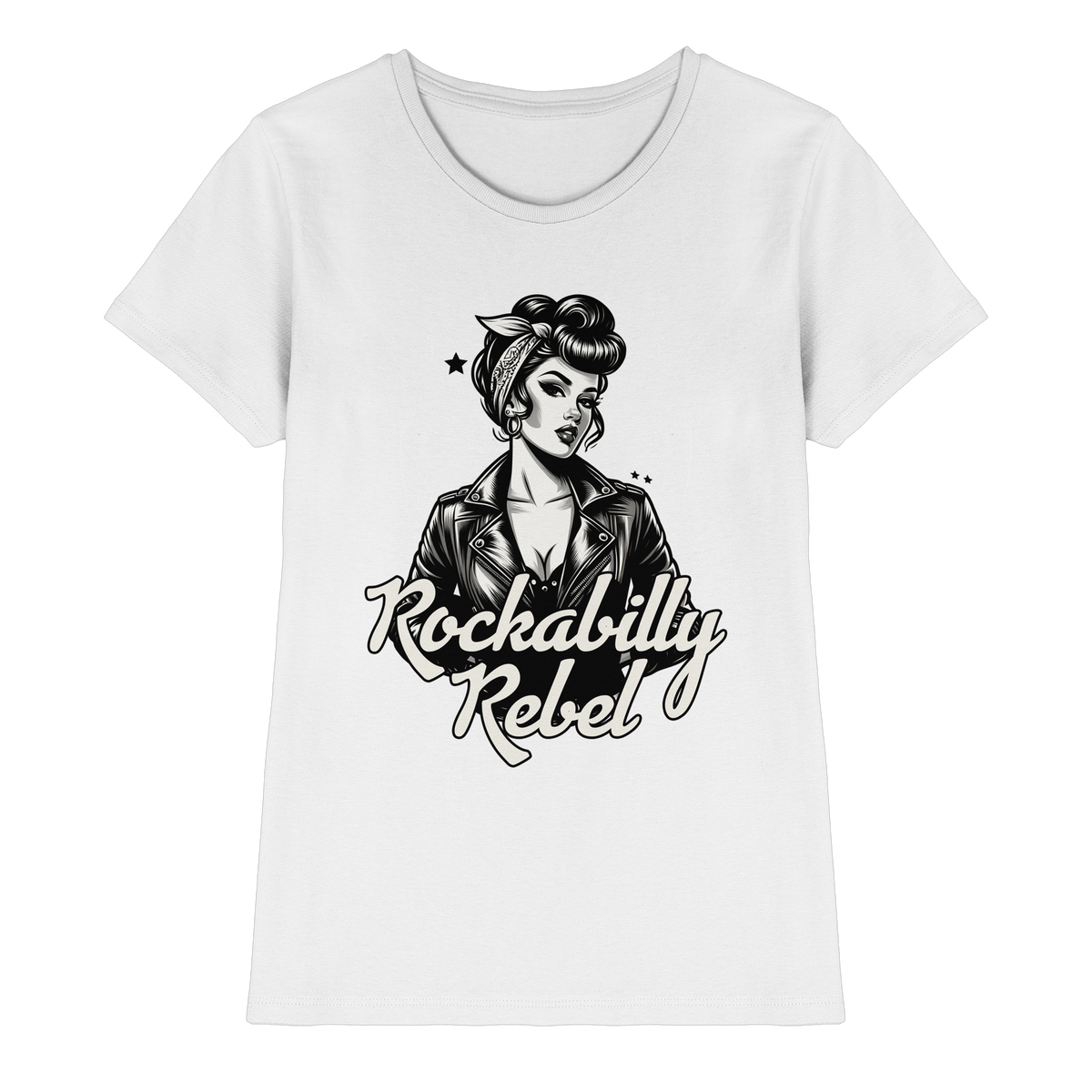 Rockabilly Rebel – Damen T-Shirt für echte Rock’n’Roll Girls