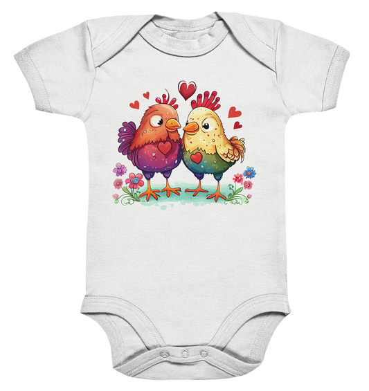 Cute Chicken - Organic Baby Bodysuite
