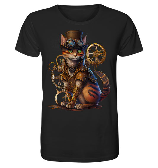 Steampunk Cat - Organic Shirt