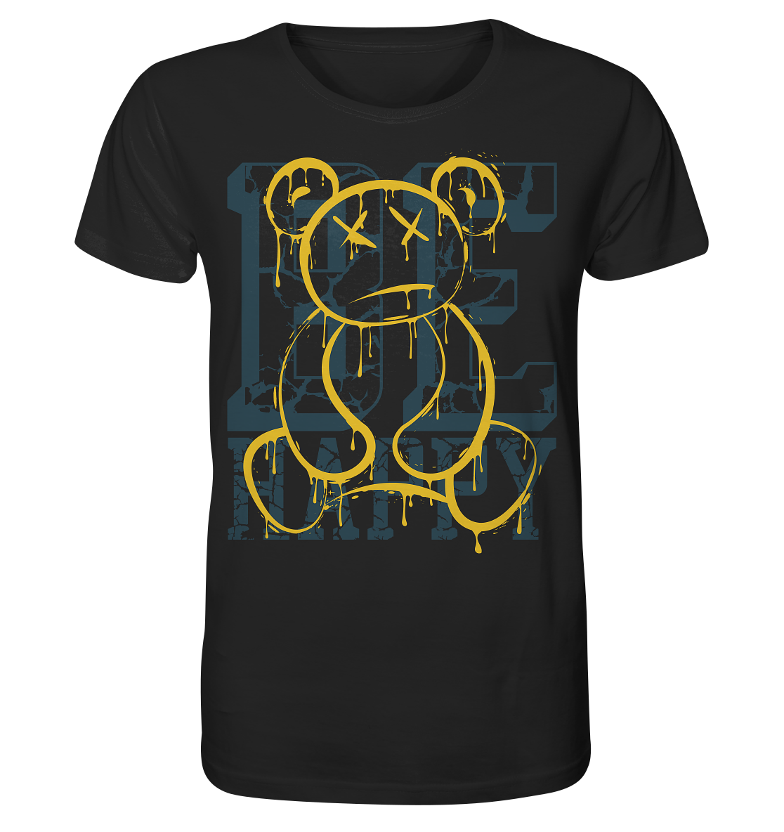 Be Happy Teddy - Organic Shirt