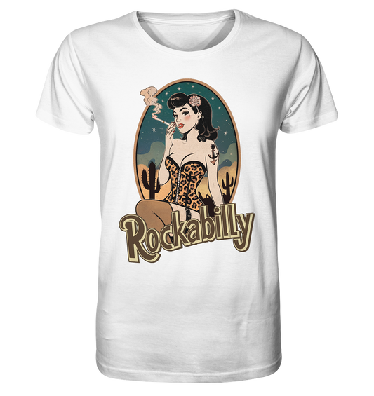 Rockabilly. Pin Up - Retro & Vintage Style - Organic Shirt