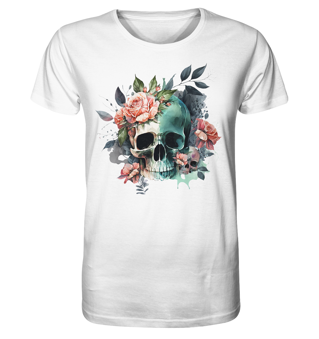 23-1167 Skull & Roses - Organic Shirt