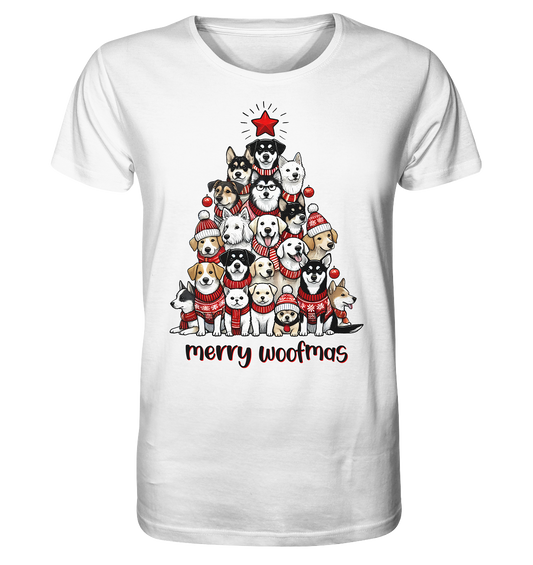 Merry Woofmas. Weihnachten für Hundefreunde - Organic Shirt