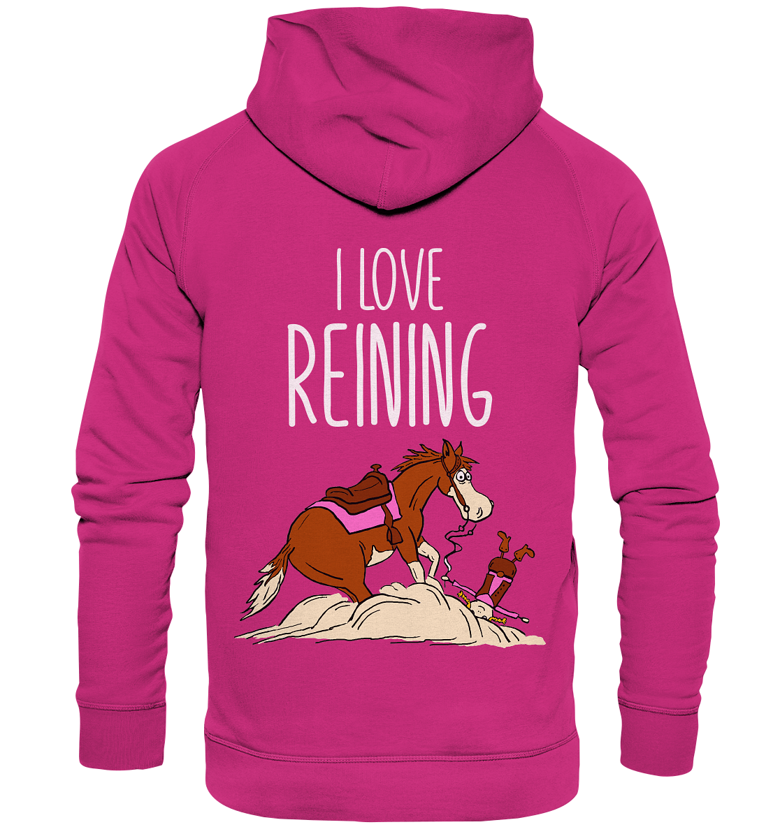 I love Reining. Westernreiten Sliding Stop - Basic Unisex Hoodie