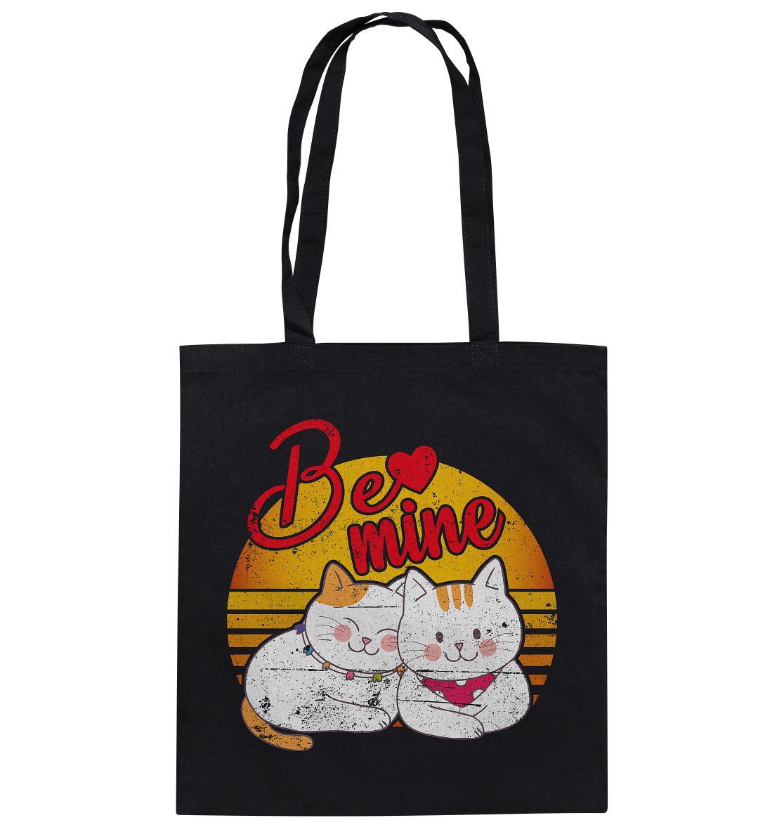 Be Mine. Cute Cats. Katzen - Shopping Bag