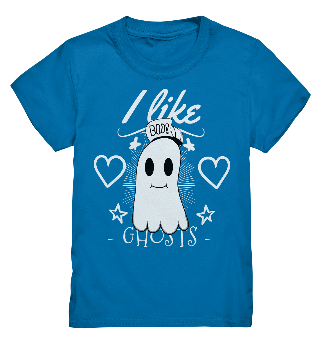 I like ghosts. Ich liebe Geister und Gespenster - Kids Premium Shirt