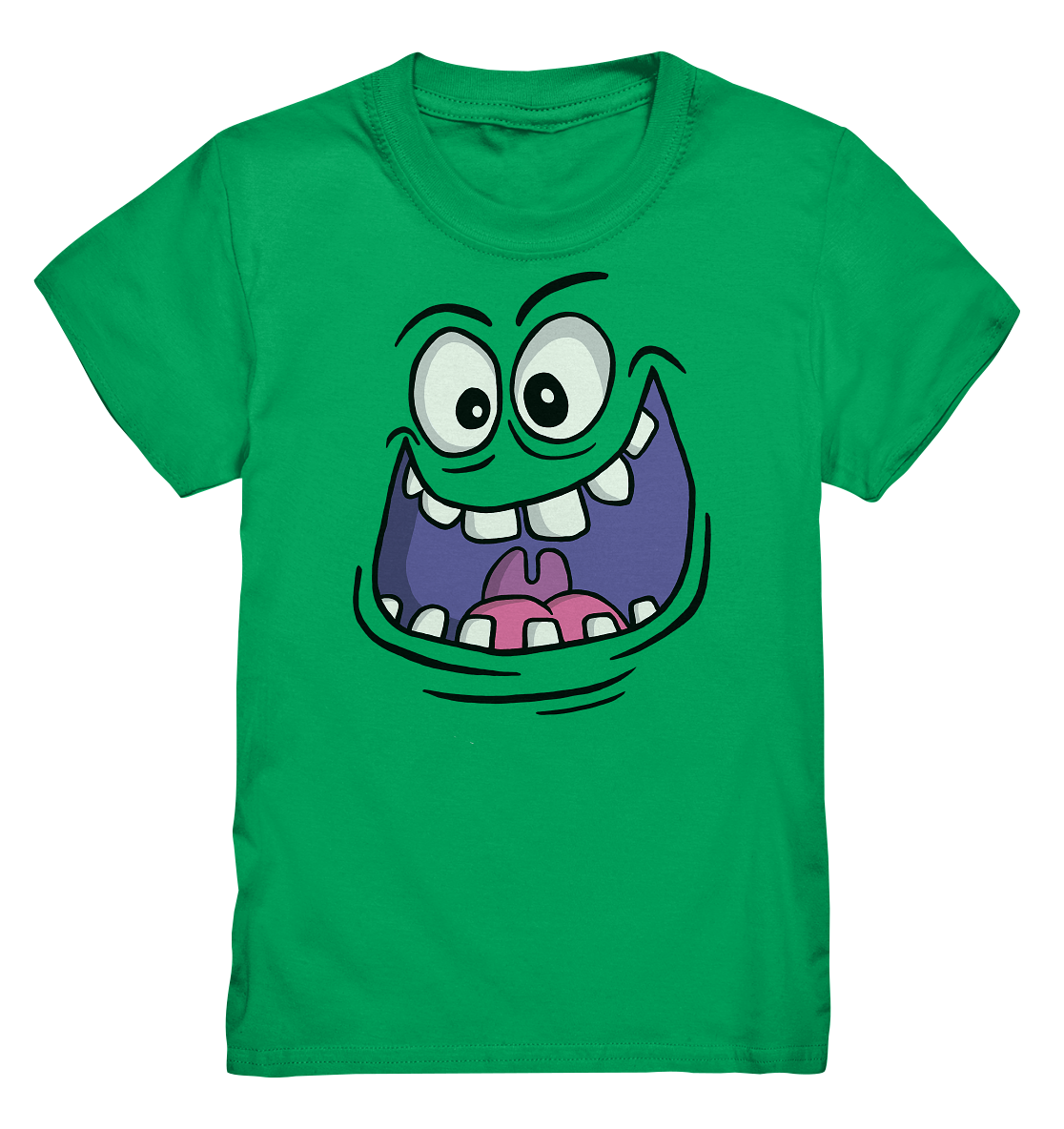 Monster Face. Lustiges Monster - Kids Premium Shirt