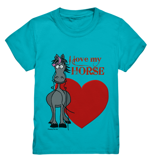 I love my horse. - Kids Premium Shirt
