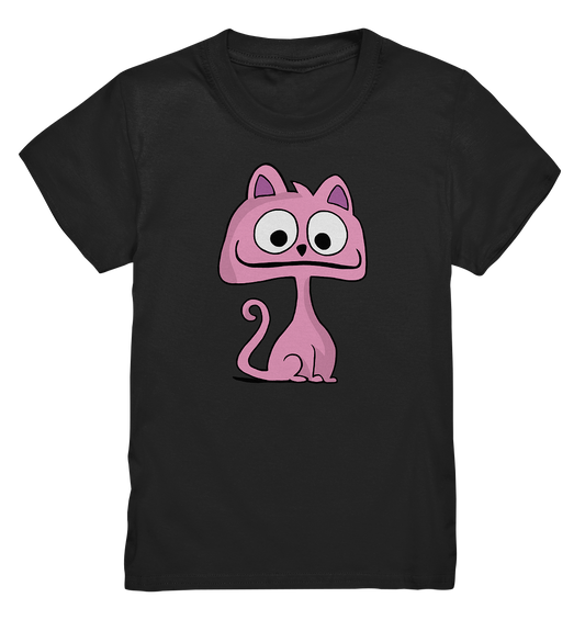 Pinke freche Grinsekatze. Katze Kitty süß - Kids Premium Shirt
