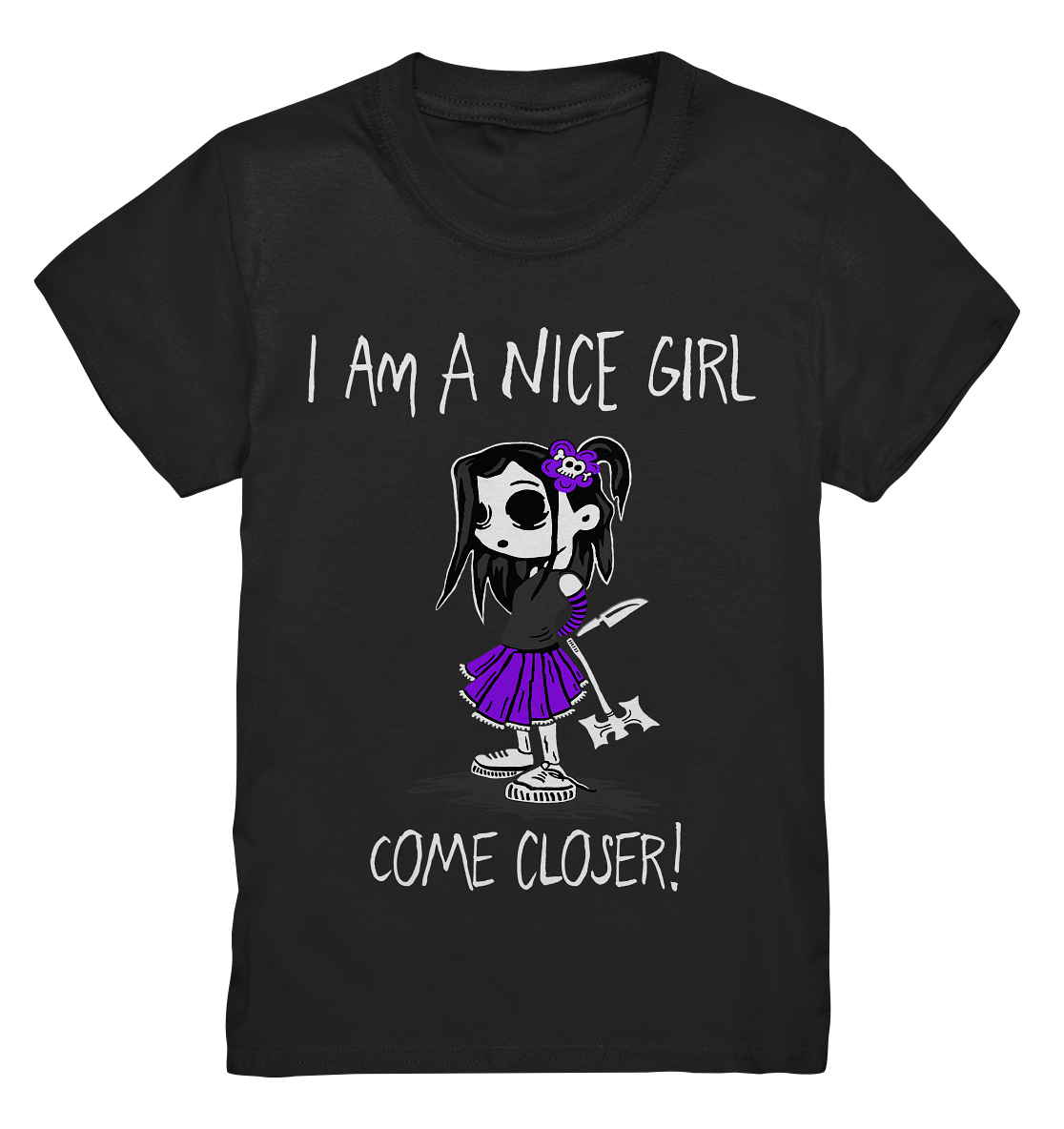 I am a nice girl. Come closer! - Kids Premium Shirt
