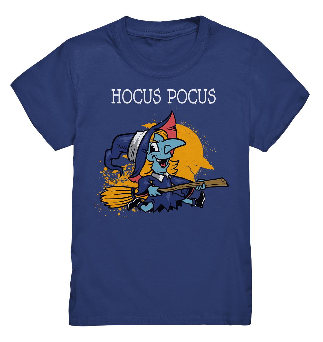 Hocus Pocus. Hexe auf Besen - Kids Premium Shirt