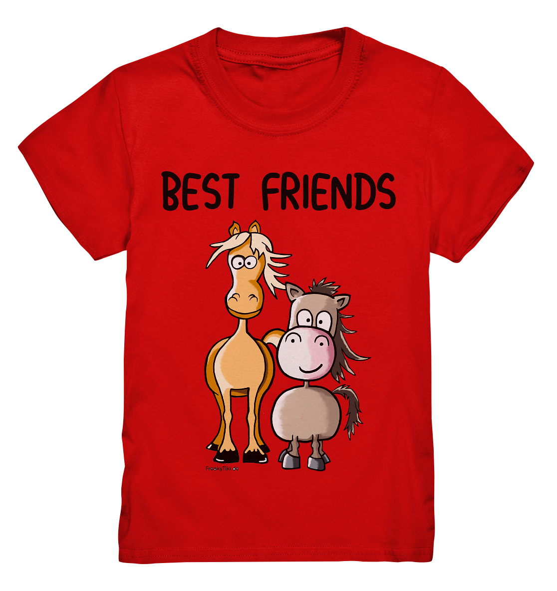 Best Friends. Pferd und Pony. - Kids Premium Shirt
