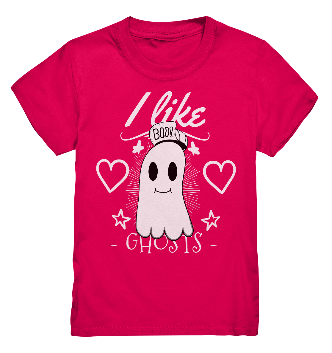 I like ghosts. Ich liebe Geister und Gespenster - Kids Premium Shirt