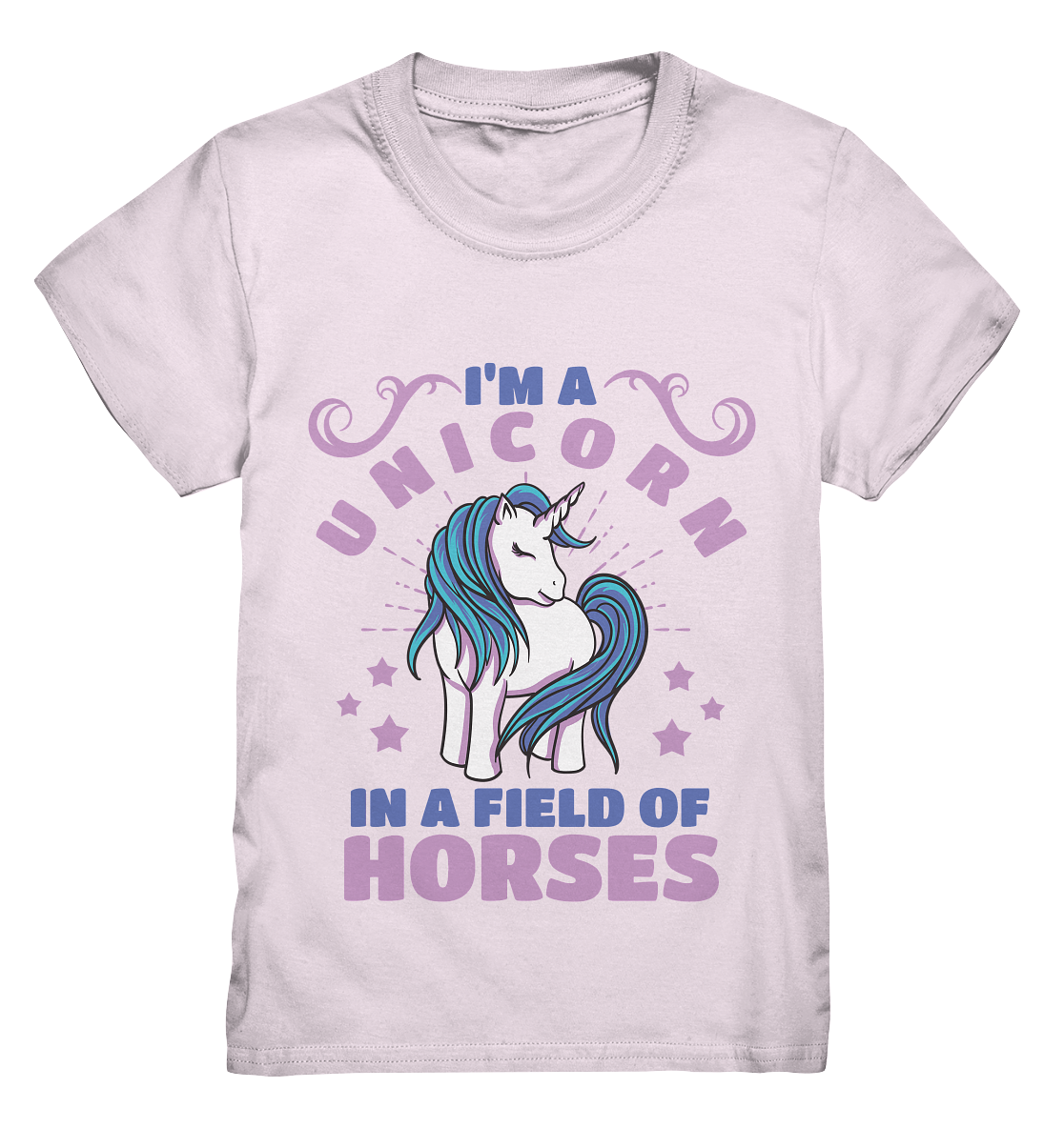 I´m a unicorn in a fiel of horses. Einhorn - Kids Premium Shirt