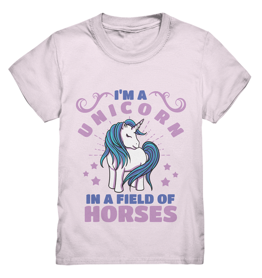 I´m a unicorn in a fiel of horses. Einhorn - Kids Premium Shirt