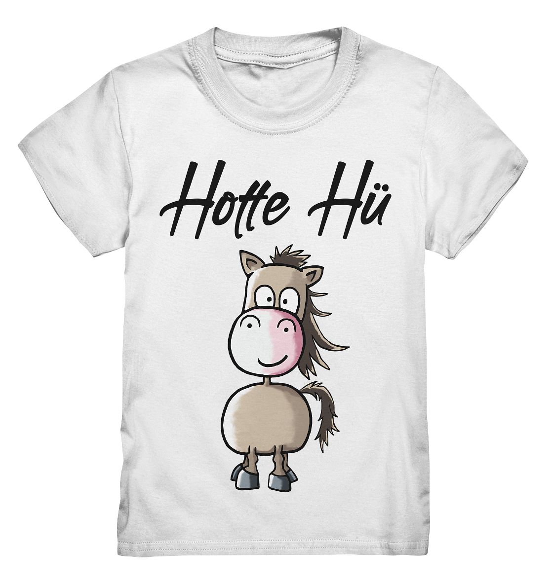 Hotte Hü. Kleines braunes Pferd. - Kids Premium Shirt