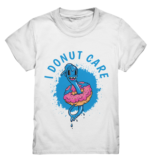 I donut care. Funny Wurm im Donut. - Kids Premium T-Shirt