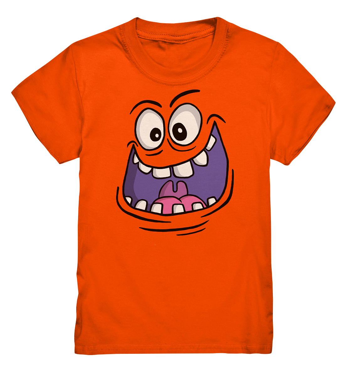 Monster Face. Lustiges Monster - Kids Premium Shirt