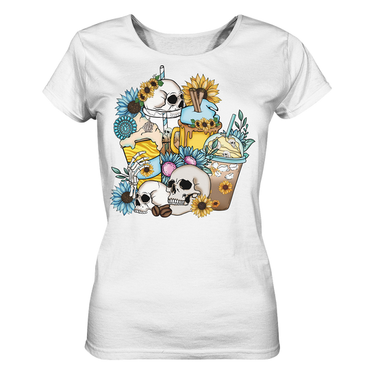 Coffee & Skulls - Ladies Organic Shirt