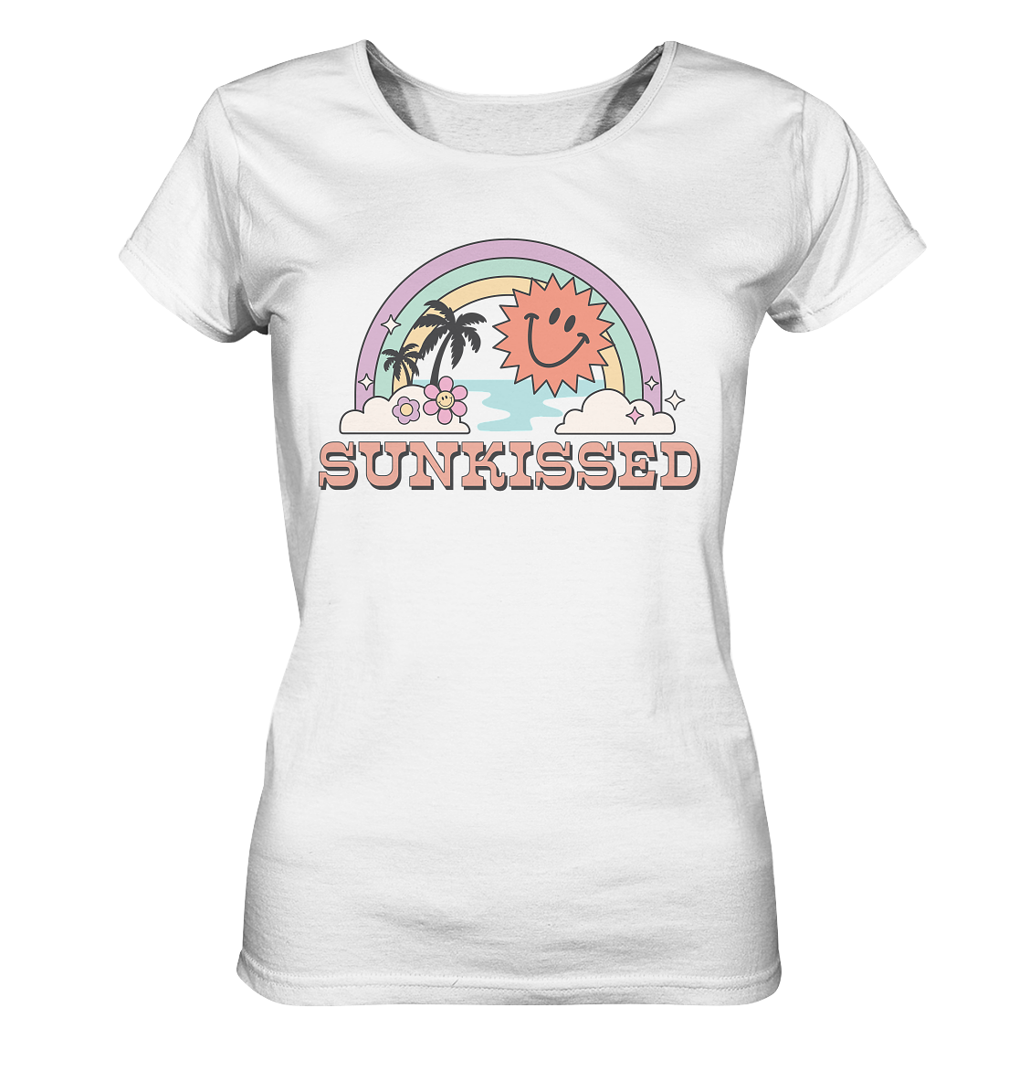 Retro Summer - Sunkissed - Ladies Organic Shirt