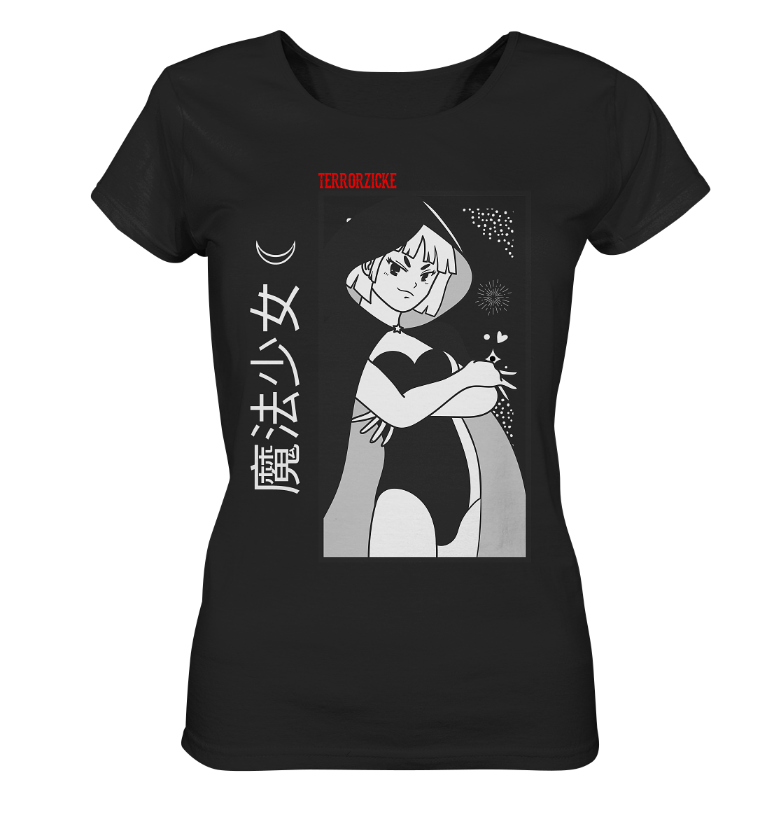 TerrorZicke Manga Dark Night Woman - Ladies Organic Shirt