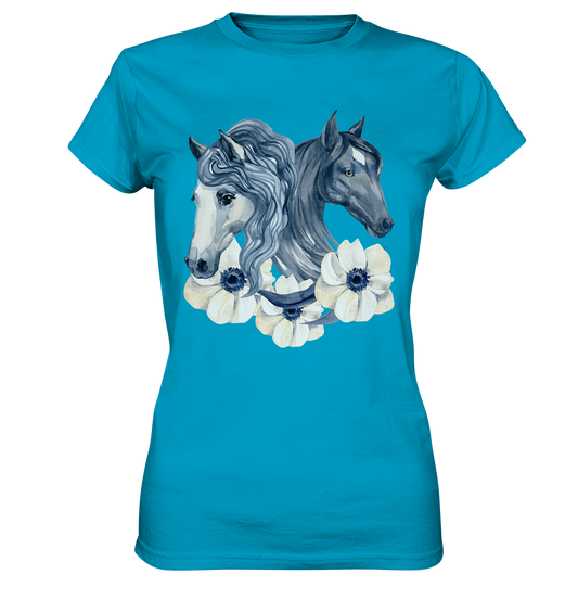Pferde Watercolor - Ladies Premium Shirt